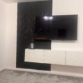 Charcoal Black Panel MDF Slim Slats Wall Panel - Image 10