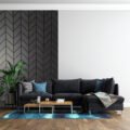 Charcoal Black BROAD Chevron Wall Panels 39cm x 242cm Ready to Fit Premium Cladding - Image 6