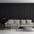 Charcoal Black Panel MDF Slim Slats Wall Panel - Image 12