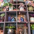 Charcoal Black Eye Wall Shelf, Sphere Bookcase, Hanging Geometric Restaurant Home Furniture - Image 4