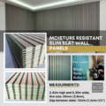 Green-Brown MDF Slim Slats Wall Panel Paintable, Modern and Moisture-Resistant 39cm x 242cm - Image 2