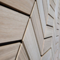 Premium Wall Panels Oak Veneered Chevrons on Blackboard - Image 5
