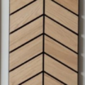 Premium Wall Panels Oak Veneered Chevrons on Blackboard - Image 6