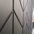 Charcoal Black BROAD Chevron Wall Panels 39cm x 242cm Ready to Fit Premium Cladding - Image 2