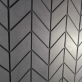 Charcoal Black BROAD Chevron Wall Panels 39cm x 242cm Ready to Fit Premium Cladding - Image 3