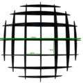 Charcoal Black Eye Wall Shelf, Sphere Bookcase, Hanging Geometric Restaurant Home Furniture - Image 11