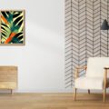 Premium Wall Panels Oak Veneered Chevrons on Blackboard - Image 10
