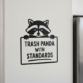 Raccoon Wall Sticker Vinyl Decal Funny Trash Panda Standards Kitchen Decor Gift - Image 1