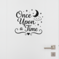 Once Upon a Time Wall Sticker Vinyl Decal Nursery Quote Kids Bedroom Decor Gift - Image 2