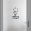 Thinking Room Wall Sticker Vinyl Decal Funny Toilet Door Sign Bathroom Decor - Image 2