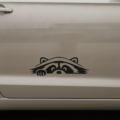 Peeking Raccoon Car Sticker Vinyl Decal Funny Trash Panda Bumper Window Gift - Image 2