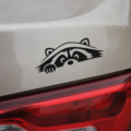 Peeking Raccoon Car Sticker Vinyl Decal Funny Trash Panda Bumper Window Gift - Image 3